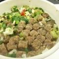 【Todayの味噌ズッペは再発売開始謎肉ズッペです】~ねらほ。やっぱし言うほど美味くない。肉は少なめが美味いと思います。だあけみ~これで最後。スガワラブンタ。15