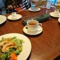 Y山さん夫妻とK島さん家族とHみちゃんと一緒にましゅ&Keiのパフォーマンス観て、Y山さん夫妻とHみちゃんと一緒に狂言観て、そのあと、血の